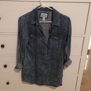 Denim dress cover up